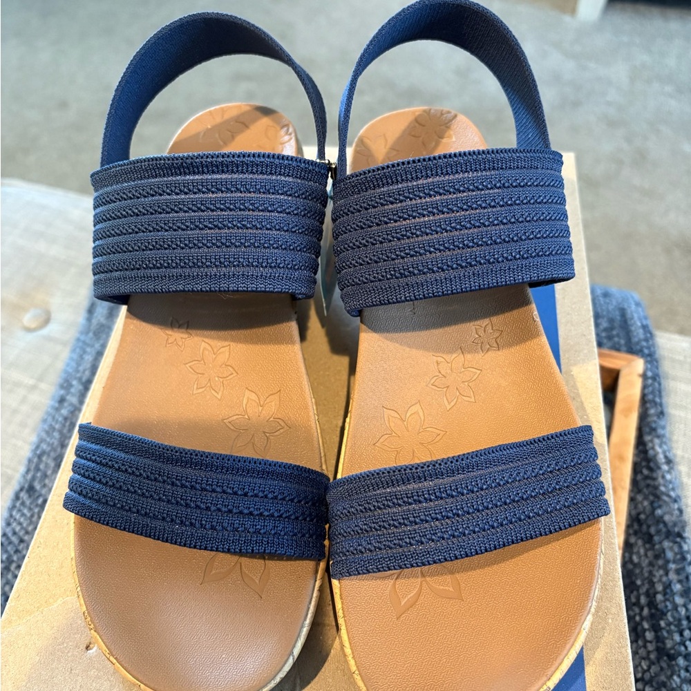 Cali by Skechers Navy Blue Women's Sandals